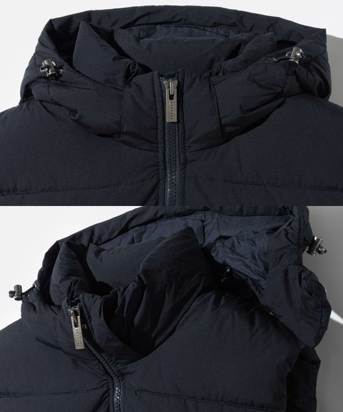 PYRENEX フード付きダウンベスト ブラック Pyrenex（ピレネックス） ダウンベスト ベスト PYRENEX SPOUTNIC MINI