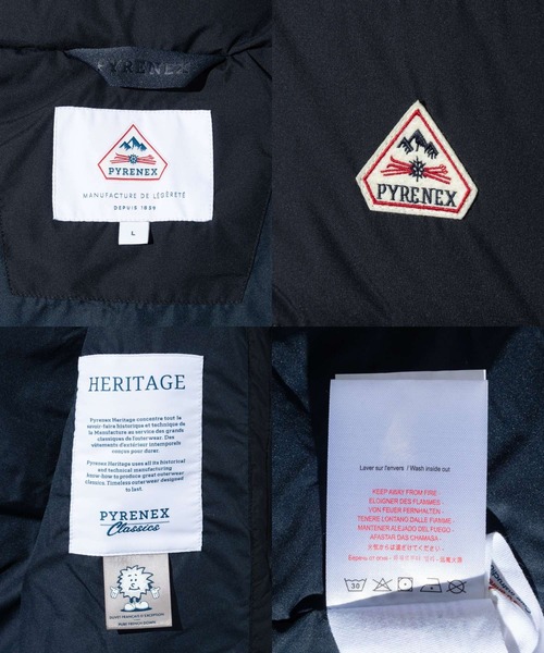 Pyrenex（ピレネックス）の「PYRENEX SPOUTNIC MINI RIPSTOP VEST ピレネックス  スプートニク　 ダウンベスト（ダウンベスト・メンズ・ネイビー/ブラック・LARGE/MEDIUM/X-LARGE）」の10枚目の写真