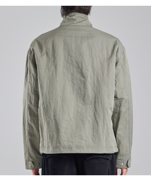 BUTTON SEOUL(ボタンソウル)の「サイレントポケットクロップミリタリーブルゾン(カーキ)(ブルゾン・メンズ・その他・LARGE/X-LARGE/MEDIUM)」の6枚目の写真