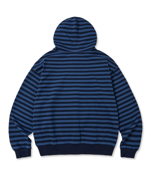 BROWNBREATH(ブラウンブレス)の「TAG STRIPE HOOD ZIP UP - BLUE(パーカー・レディース・その他・SMALL/MEDIUM/LARGE/X-LARGE)」の3枚目の写真