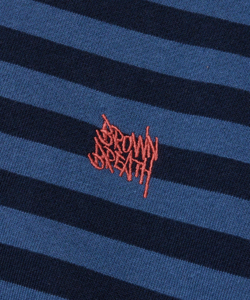 BROWNBREATH(ブラウンブレス)の「TAG STRIPE HOOD ZIP UP - BLUE(パーカー・レディース・その他・SMALL/MEDIUM/LARGE/X-LARGE)」の5枚目の写真