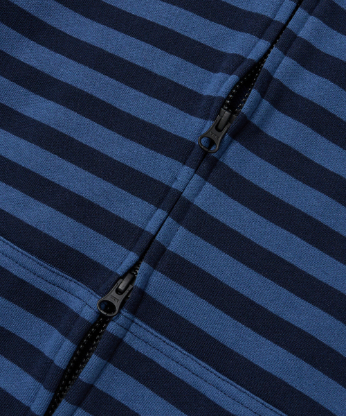 BROWNBREATH(ブラウンブレス)の「TAG STRIPE HOOD ZIP UP - BLUE(パーカー・レディース・その他・SMALL/MEDIUM/LARGE/X-LARGE)」の8枚目の写真