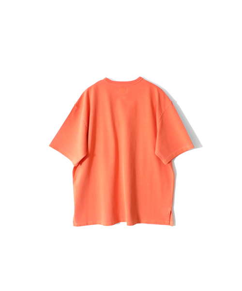 HORLISUN(ホーリーサン)の「Lawrence Garment Dyeing Short T-shirt Orange(Tシャツ/カットソー・レディース・その他・LARGE/MEDIUM/SMALL)」の3枚目の写真