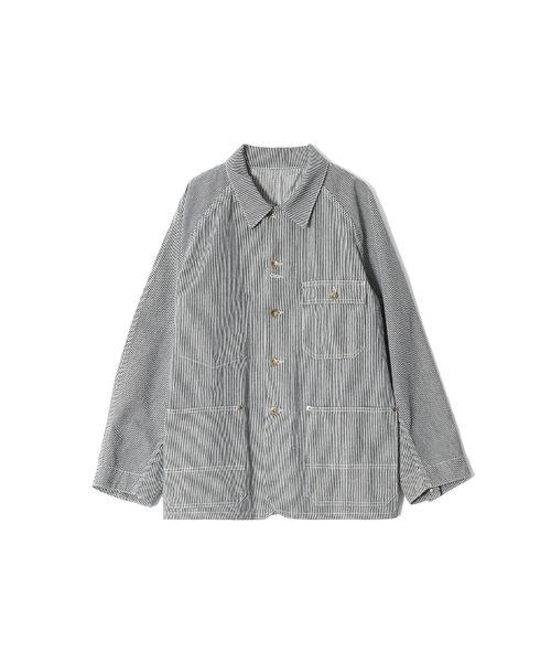 HORLISUN(ホーリーサン)の「Painter Hickory Denim Jacket Hickory Stripe(その他アウター・レディース・その他・SMALL/MEDIUM/LARGE)」の1枚目の写真