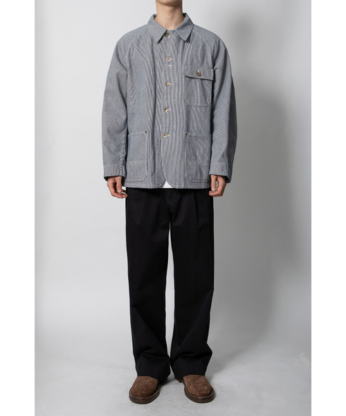 HORLISUN(ホーリーサン)の「Painter Hickory Denim Jacket Hickory Stripe(その他アウター・レディース・その他・SMALL/MEDIUM/LARGE)」の2枚目の写真