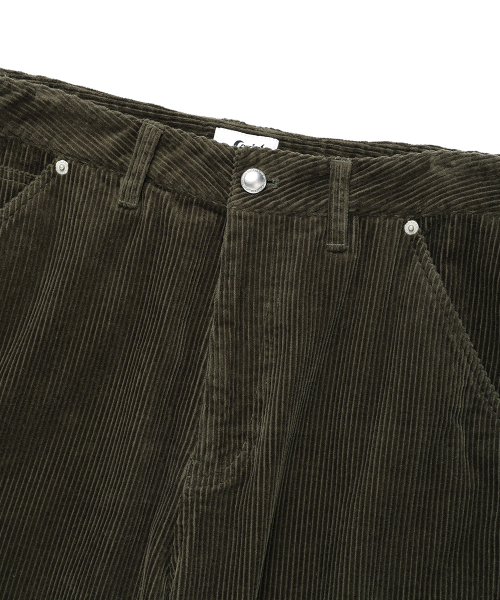 Cavish（カビシ）の「CORDUROY WASHED CARGO PANTS OLIVE(CV2EFUPA10A)（その他パンツ・レディース・オリーブ・LARGE/MEDIUM/SMALL）」の3枚目の写真