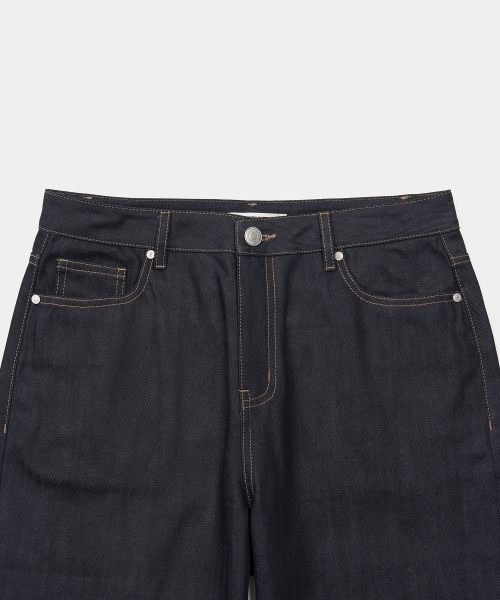 EXCONTAINER(エックスコンテナ)の「セミワイドローデニムパンツ (RAW INDIGO)(デニムパンツ・メンズ・その他・MEDIUM/LARGE/X-LARGE/SMALL)」の3枚目の写真