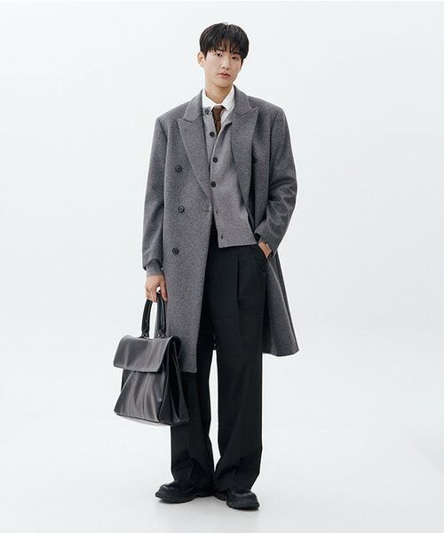 NONBLANK(ノンブランク)の「ダブルピンタックワイドスラックス_BLACK(スラックス・メンズ・その他・SMALL/MEDIUM/LARGE/X-LARGE)」の5枚目の写真