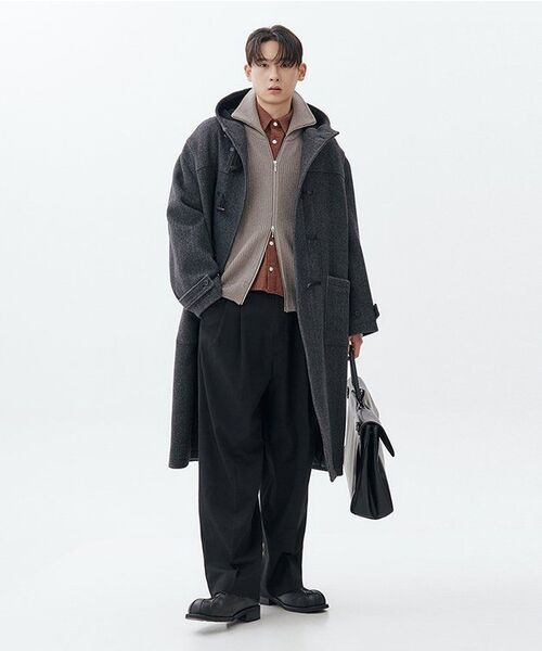 NONBLANK(ノンブランク)の「ダブルピンタックワイドスラックス_BLACK(スラックス・メンズ・その他・SMALL/MEDIUM/LARGE/X-LARGE)」の7枚目の写真