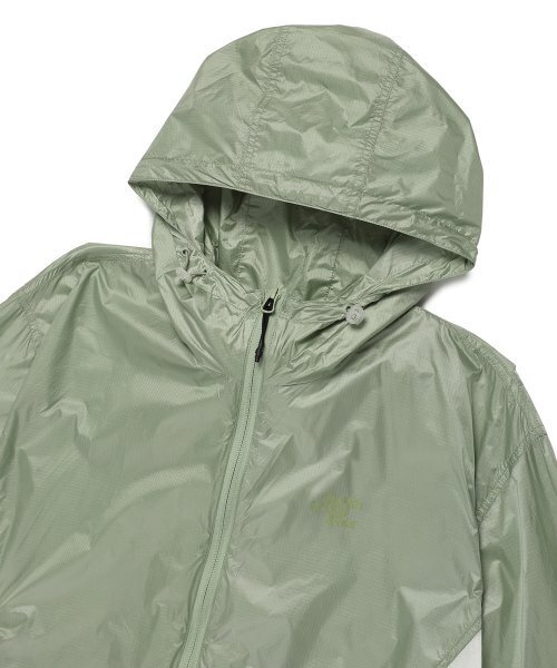 Cavish（カビシ）の「LIGHT SHELL WIND BREAKER GREEN(CV2ESUB960A)（ナイロンジャケット・レディース・グリーン・MEDIUM/LARGE）」の3枚目の写真