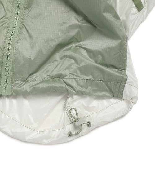 Cavish（カビシ）の「LIGHT SHELL WIND BREAKER GREEN(CV2ESUB960A)（ナイロンジャケット・レディース・グリーン・MEDIUM/LARGE）」の7枚目の写真