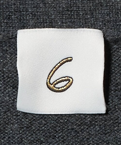 6(ロク)の「<6(ROKU)>ウールカシミヤ ショート カーディガン(カーディガン/ボレロ・レディース・ダークグレー/ナチュラル・FREE)」の13枚目の写真