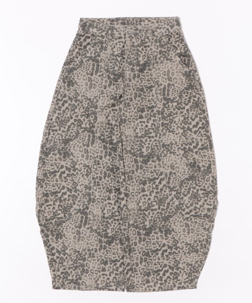 CANVAS+(キャンバスプラス)の「【CANVAS+】レオパード柄バレルレッグルーズパンツ(その他パンツ・レディース・ベージュ・L/M/S)」の9枚目の写真