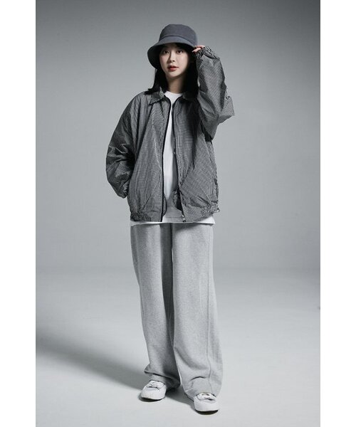 APOSTROPHE COMMA（アポストロフィコンマ）の「カラーブルゾンウィンドブレーカージップアップジャケット（チェック）（ブルゾン・レディース・その他・MEDIUM/LARGE）」の10枚目の写真