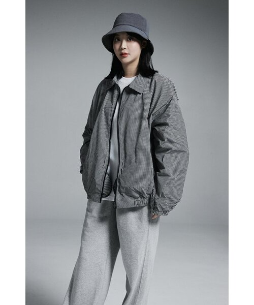 APOSTROPHE COMMA（アポストロフィコンマ）の「カラーブルゾンウィンドブレーカージップアップジャケット（チェック）（ブルゾン・レディース・その他・MEDIUM/LARGE）」の7枚目の写真
