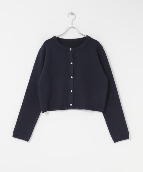 SENSE OF PLACE by URBAN RESEARCH（センスオブプレイスバイアーバンリサーチ）の「『洗濯可』メタルボタンカーディガン（カーディガン/ボレロ・レディース・ライトピンク/レッド/ベージュ/ネイビー/チャコールグレー・ONE）」の9枚目の写真