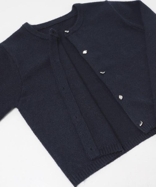 SENSE OF PLACE by URBAN RESEARCH（センスオブプレイスバイアーバンリサーチ）の「『洗濯可』メタルボタンカーディガン（カーディガン/ボレロ・レディース・ライトピンク/レッド/ベージュ/ネイビー/チャコールグレー・ONE）」の11枚目の写真