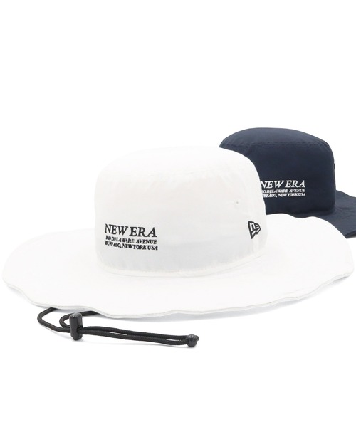 NEW ERA（ニューエラ）の「ニューエラ ゴルフハット つば広ワイドブリム 顎紐（ハット・メンズ・ネイビー/ホワイト・S/M/L/XL/M/L）」の2枚目の写真