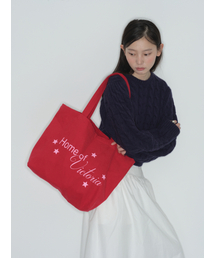 HOMEBODY THINGS（ホームバディ ティングズ）の「[HBTxVICTORIA] Home of Victoria Eco Bag (RED)（エコバッグ/サブバッグ）」