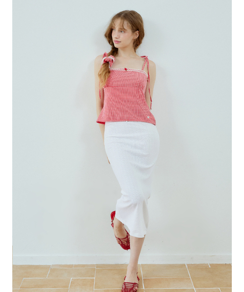 HHIPS（ダブルヒップス）の「Eilet Long Skirt (Ivory)（スカート・レディース・その他・FREE）」の4枚目の写真