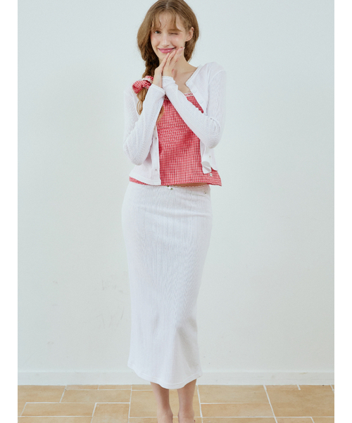 HHIPS（ダブルヒップス）の「Eilet Long Skirt (Ivory)（スカート・レディース・その他・FREE）」の5枚目の写真