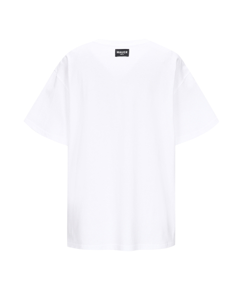 MAUER(マウアー)の「MAUER EMBROIDED T-SHIRT 01_WH(Tシャツ/カットソー・レディース・その他・SMALL/MEDIUM/LARGE)」の2枚目の写真