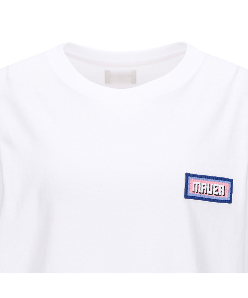 MAUER(マウアー)の「MAUER EMBROIDED T-SHIRT 01_WH(Tシャツ/カットソー・レディース・その他・SMALL/MEDIUM/LARGE)」の3枚目の写真