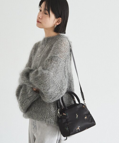 russet（ラシット）の「WOODLANDER 2WAYミニショルダーバッグ（ショルダーバッグ・レディース・ブラウン/ブラック/ネイビー・FREE）」の19枚目の写真