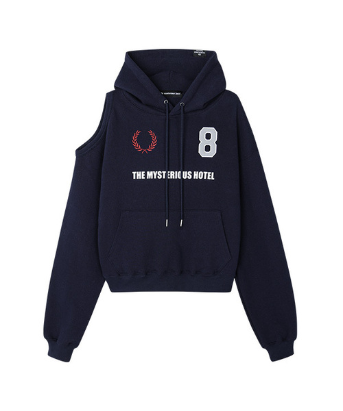 sway NO OFF SEASON HOODIE ブラック パーカー 最安値‼️ NO.8 VASITY HOLE HOODIE [2 Color]（パーカー）｜THE MYSTERIOUS