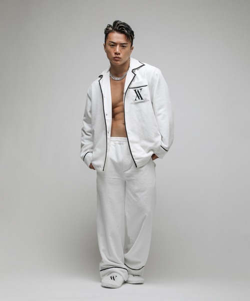 VANQUISH（ヴァンキッシュ）の「VANQUISH / ヴァンキッシュ パイル オープンカラー 長袖シャツ（シャツ/ブラウス・メンズ・ホワイト/ブラック・L/M）」の10枚目の写真