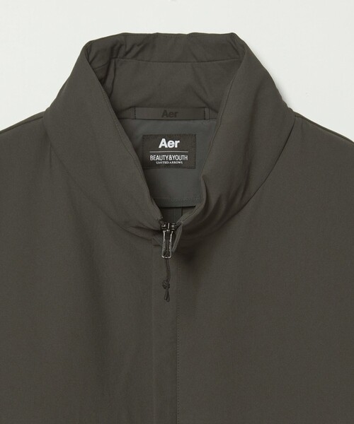 Aer(エアー)の「<Aer x BEAUTY&YOUTH>ユーティリティー スタンド カラー ブルゾン 撥水 ストレッチ(ブルゾン・メンズ・ブラック/オリーブ・S/M/L)」の12枚目の写真