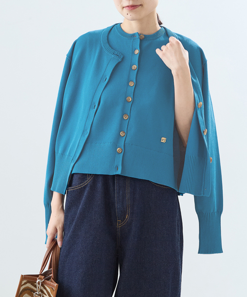 journal standard L'essage（ジャーナルスタンダードレサージュ）の「CORNU チャームベスト（ベスト・レディース・ネイビー/ブルー/ブラウン・FREE）」の3枚目の写真