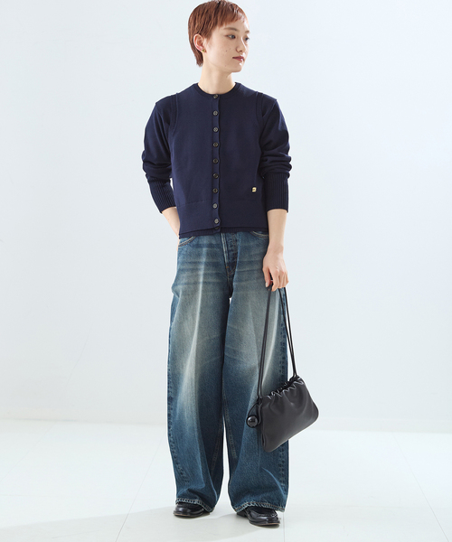 journal standard L'essage（ジャーナルスタンダードレサージュ）の「CORNU チャームベスト（ベスト・レディース・ネイビー/ブルー/ブラウン・FREE）」の14枚目の写真