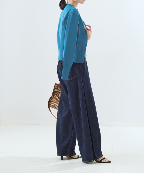 journal standard L'essage（ジャーナルスタンダードレサージュ）の「CORNU チャームベスト（ベスト・レディース・ネイビー/ブルー/ブラウン・FREE）」の19枚目の写真