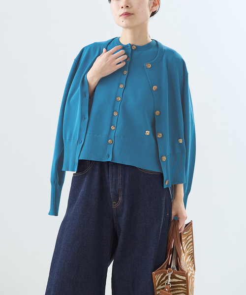 journal standard L'essage（ジャーナルスタンダードレサージュ）の「CORNU チャームベスト（ベスト・レディース・ネイビー/ブルー/ブラウン・FREE）」の20枚目の写真