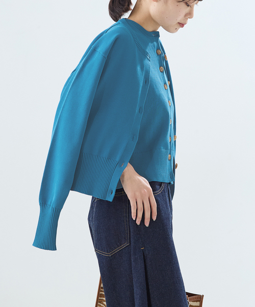 journal standard L'essage（ジャーナルスタンダードレサージュ）の「CORNU チャームベスト（ベスト・レディース・ネイビー/ブルー/ブラウン・FREE）」の21枚目の写真