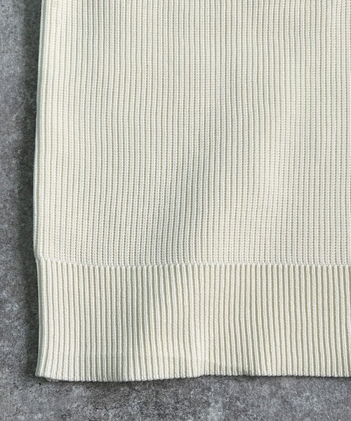 SELECT LEVERY(セレクトリベリー)の「チルデンVネックニットプルオーバー(ニット/セーター・レディース・アイボリー/ブラック・FREE)」の8枚目の写真