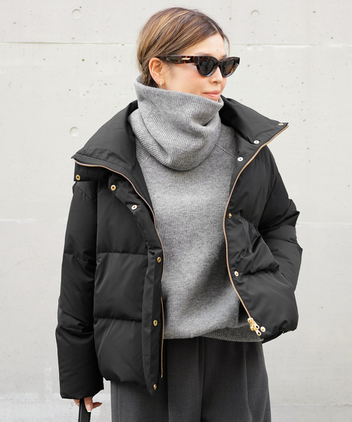 Deuxieme Classe（ドゥーズィエムクラス）の「【COGTHEBIGSMOKE/コグ ザ ビッグスモーク】ELLIS SWEAT KAI SNOOD（ニット/セーター・レディース・チャコールグレー・FREE）」の9枚目の写真