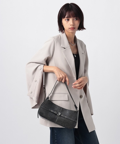 PAGEBOY(ページボーイ)の「ベルトハンドBAG(ハンドバッグ・レディース・ブラック/ブラウン・FREE)」の6枚目の写真