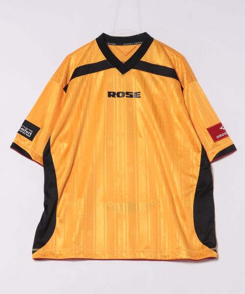 ムラサキスポーツ(ムラサキスポーツ)の「MARTIN ROSE/マーティンローズ MR FOOTBALL TOP(シャツ/ブラウス・メンズ・ブルー/イエロー・S/M)」の2枚目の写真