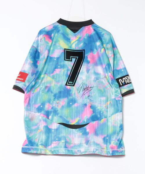 ムラサキスポーツ(ムラサキスポーツ)の「MARTIN ROSE/マーティンローズ MR FOOTBALL TOP(シャツ/ブラウス・メンズ・ブルー/イエロー・S/M)」の3枚目の写真