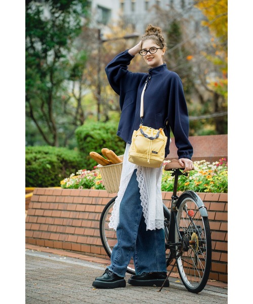 オリジナル編みハンドル2WAYバッグ（ショルダーバッグ）｜niko and