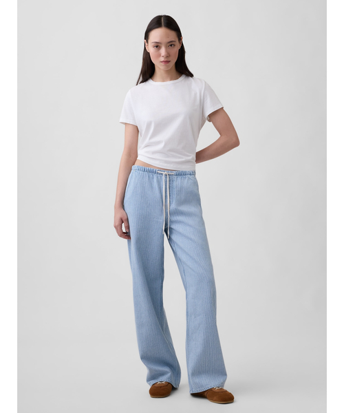 GAP(ギャップ)の「ローライズ ウルトラソフト '90s ルーズフィット デニム(デニムパンツ・レディース・ライトインディゴブルー・M/S/XXS/XS/L)」の10枚目の写真