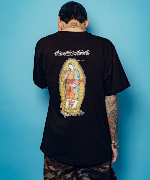 Subciety（サブサエティ）の「EBISU maria tee（Tシャツ/カットソー・メンズ・ホワイト/ブラック・SMALL/MEDIUM/LARGE/X-LARGE/XX-LARGE）」の10枚目の写真