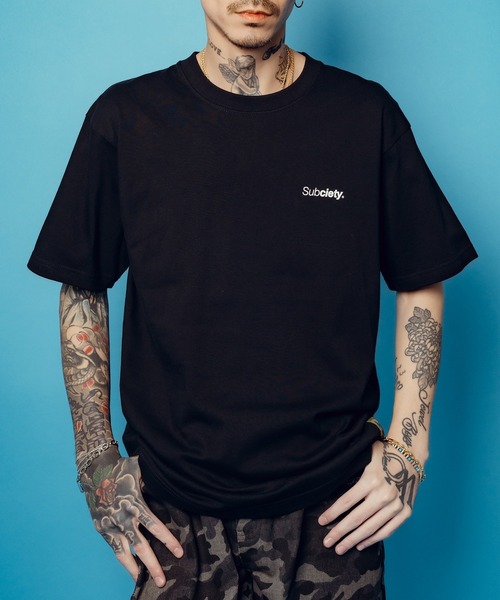 Subciety（サブサエティ）の「EBISU maria tee（Tシャツ/カットソー・メンズ・ホワイト/ブラック・SMALL/MEDIUM/LARGE/X-LARGE/XX-LARGE）」の12枚目の写真