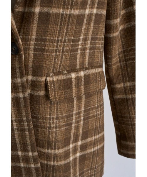 LUDICRUM（ルーディクルム）の「Wool check jacket（テーラードジャケット・レディース・ブラウン/ブラック・FREE）」の15枚目の写真