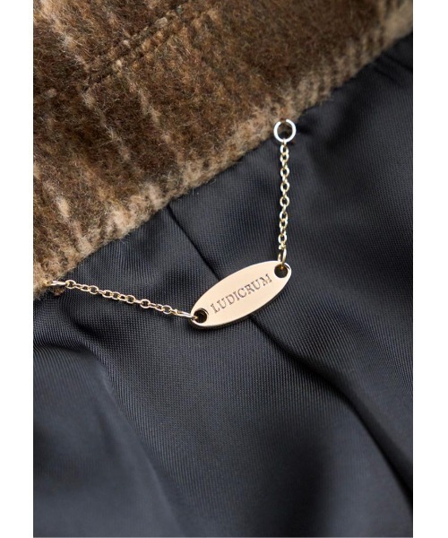 LUDICRUM（ルーディクルム）の「Wool check jacket（テーラードジャケット・レディース・ブラウン/ブラック・FREE）」の17枚目の写真