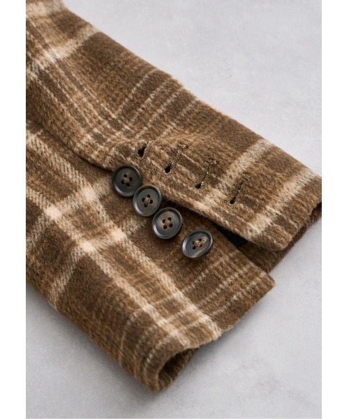 LUDICRUM（ルーディクルム）の「Wool check jacket（テーラードジャケット・レディース・ブラウン/ブラック・FREE）」の21枚目の写真