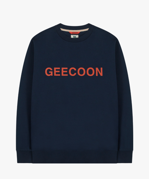 シグネチャービッグロゴスウェットシャツ GEE248-103 ネイビー