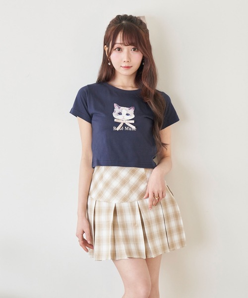 セール】Check pleats mini skirt（スカート）｜Rose Muse（ロゼ